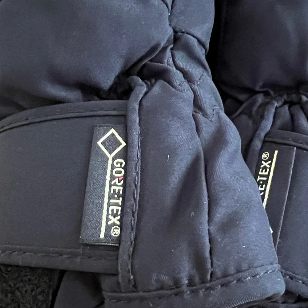 GORE-TEX Black Waterproof Ski Mittens
